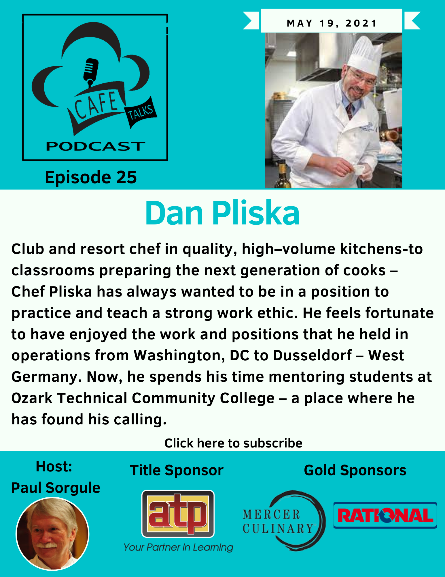 CAFE Talks Podcast 25 Dan Pliska
