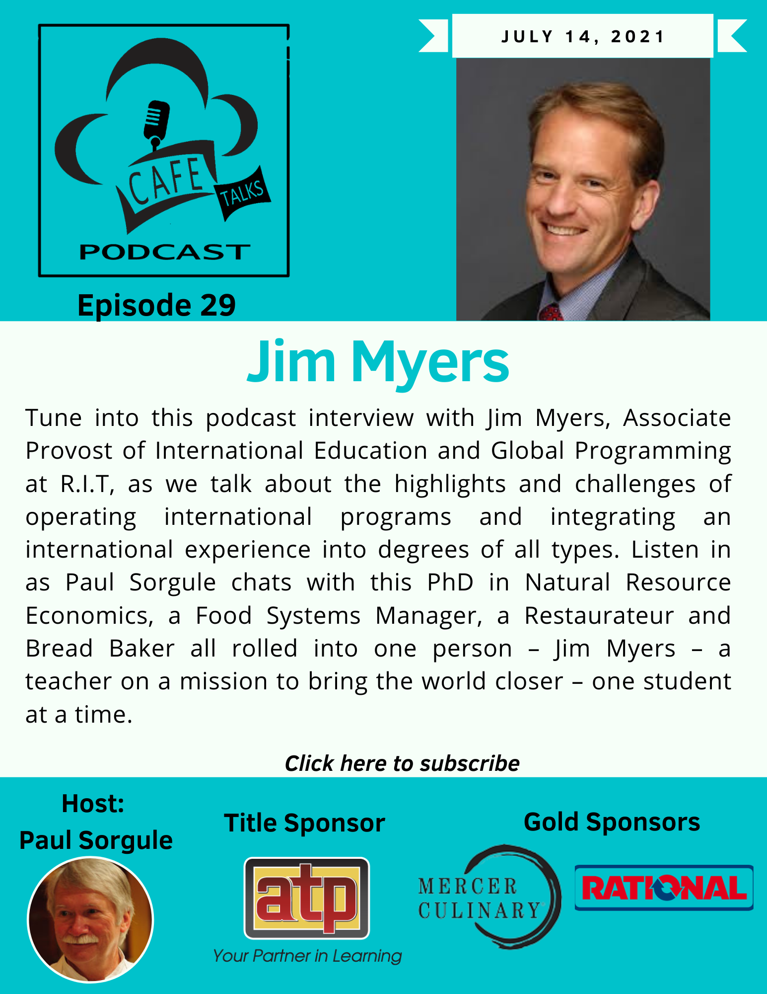 CAFE Talks Podcast 29 Jim Myers