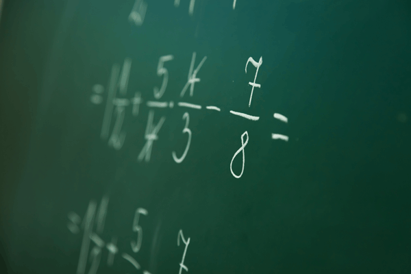 math chalkboard
