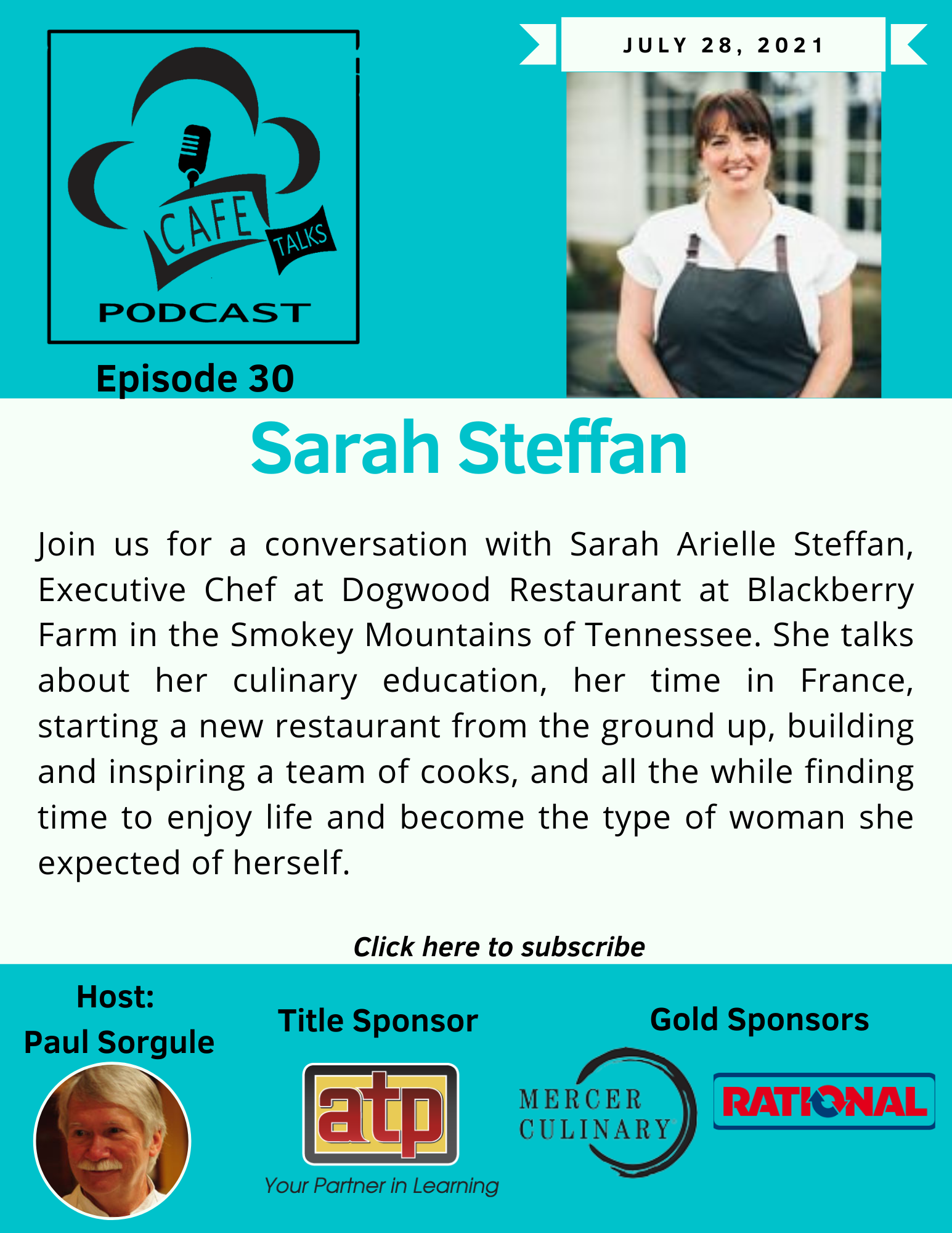 CAFE Talks Podcast 30 Sarah Steffan