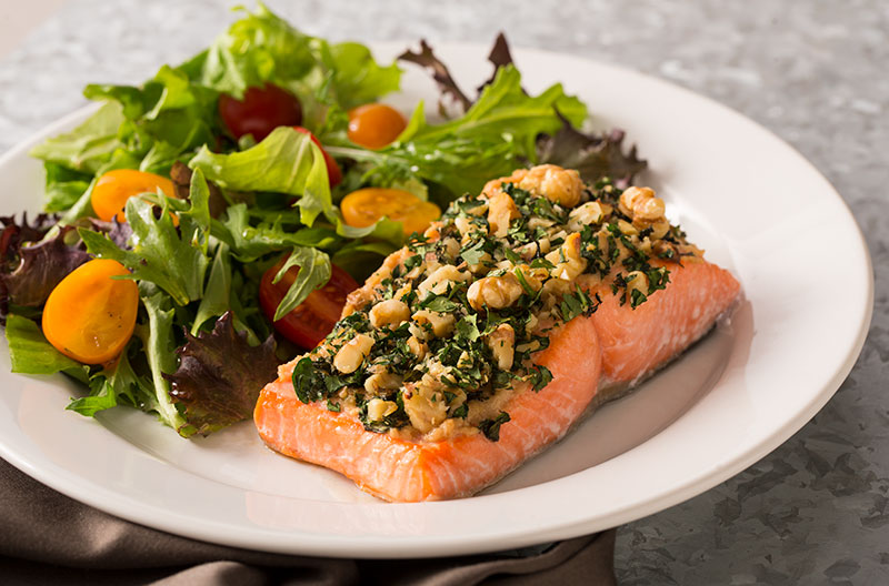 Walnut Herb Crusted Fish