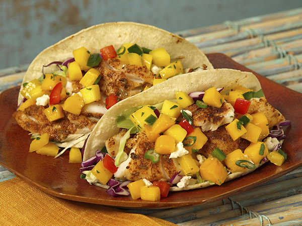 fish mango tacos