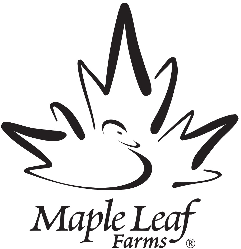 Maple Leaf Farms Black Logo
