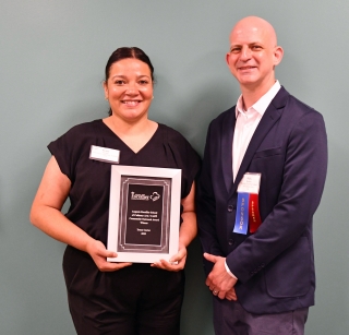 Tracy Carter Honored with Community Outreach Award Sponsored by CAFÉ and Auguste Escoffier School of Culinary Arts