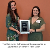 Peter Walsh Honored with Community Outreach Award