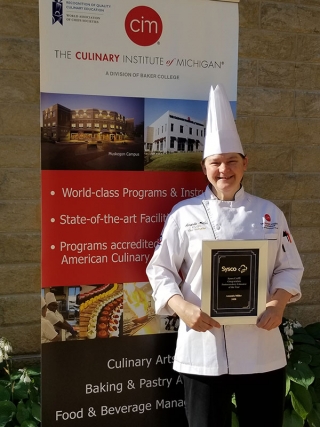 US Army Veteran and Culinary Arts Instructor Earn 2020 Sysco Corporation Postsecondary Instructor of the Year Award